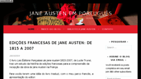 What Janeausten.com.br website looked like in 2016 (7 years ago)