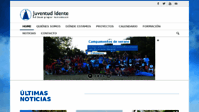 What Juventudidente.org website looked like in 2016 (7 years ago)