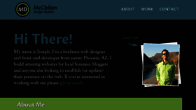 What Josephmcclellan.com website looked like in 2016 (7 years ago)