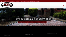 What Jpsbuilders.co.uk website looked like in 2016 (7 years ago)