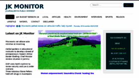 What Jkmonitor.org website looked like in 2016 (7 years ago)