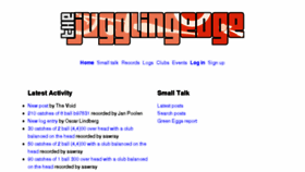 What Jugglingedge.com website looked like in 2016 (7 years ago)