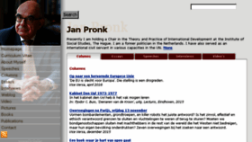 What Janpronk.nl website looked like in 2016 (7 years ago)
