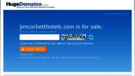 What Jimcorbetthotels.com website looked like in 2016 (7 years ago)