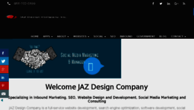 What Jazdesignco.com website looked like in 2016 (7 years ago)
