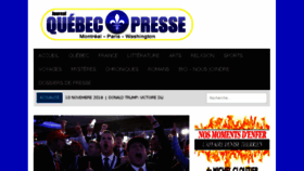 What Journalquebecpresse.org website looked like in 2016 (7 years ago)
