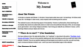 What Journal33.org website looked like in 2016 (7 years ago)