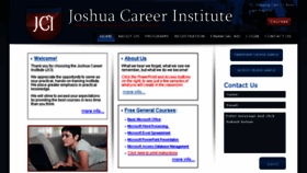What Joshuaci.com website looked like in 2016 (7 years ago)