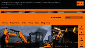 What Jcbamericas.com website looked like in 2016 (7 years ago)