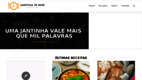 What Jantinhadehoje.com.br website looked like in 2016 (7 years ago)