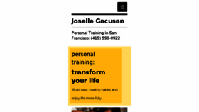 What Josellegacusan.com website looked like in 2016 (7 years ago)