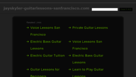 What Jayskyler-guitarlessons-sanfrancisco.com website looked like in 2016 (7 years ago)