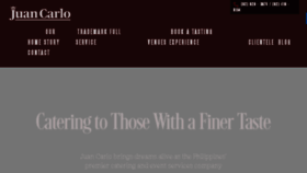 What Juancarlo.ph website looked like in 2016 (7 years ago)