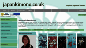 What Japankimono.co.uk website looked like in 2016 (9 years ago)