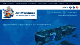 What Jbhworldwide.com website looked like in 2016 (7 years ago)