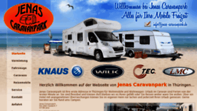 What Jenas-caravanpark.de website looked like in 2016 (7 years ago)