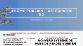What Jeromepoulain-osteopathe.fr website looked like in 2016 (7 years ago)