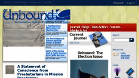 What Justiceunbound.org website looked like in 2016 (7 years ago)