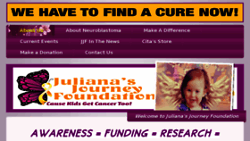 What Julianasjourney.org website looked like in 2016 (7 years ago)