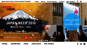 What Japanweek.us website looked like in 2016 (7 years ago)