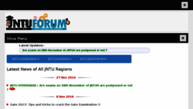 What Jntuforum.com website looked like in 2016 (7 years ago)