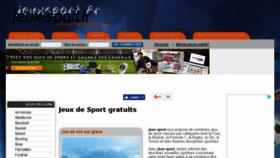 What Jeux-sport.fr website looked like in 2016 (7 years ago)