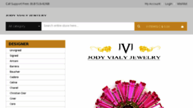 What Jodyvialyjewelry.com website looked like in 2016 (7 years ago)