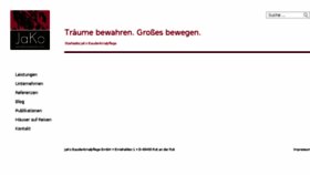 What Jako-baudenkmalpflege.de website looked like in 2016 (7 years ago)