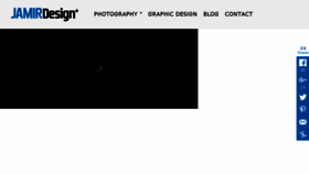 What Jamirdesign.com website looked like in 2016 (7 years ago)