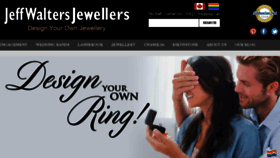 What Jeffwaltersjewellers.com website looked like in 2016 (7 years ago)