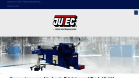 What Jutec.de website looked like in 2016 (7 years ago)