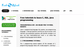 What Javaprepare.com website looked like in 2016 (7 years ago)