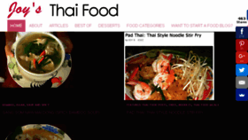 What Joysthaifood.com website looked like in 2016 (7 years ago)