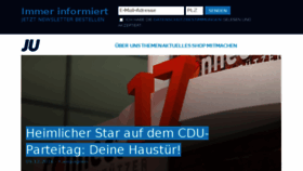 What Junge-union.de website looked like in 2016 (7 years ago)