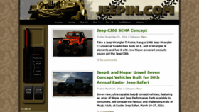 What Jeepin.com website looked like in 2016 (7 years ago)