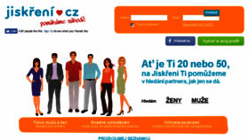 What Jiskreni.cz website looked like in 2016 (7 years ago)
