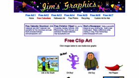 What Jimsgraphix.com website looked like in 2016 (7 years ago)