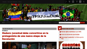 What Juventud.psuv.org.ve website looked like in 2016 (7 years ago)