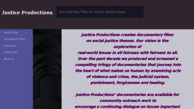 What Justiceproductions.org website looked like in 2016 (7 years ago)