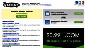 What Jessiepaul.com website looked like in 2016 (8 years ago)