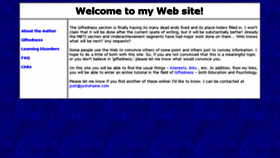What Joshshaine.com website looked like in 2016 (7 years ago)