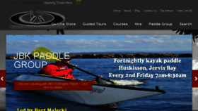 What Jervisbaykayaks.com.au website looked like in 2016 (7 years ago)