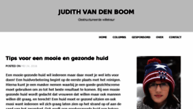 What Judithvandenboom.nl website looked like in 2016 (7 years ago)