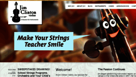 What Jcviolins.com website looked like in 2016 (7 years ago)