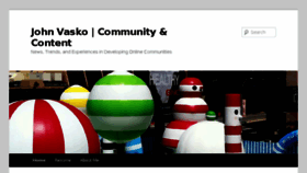 What Johnvasko.com website looked like in 2016 (7 years ago)