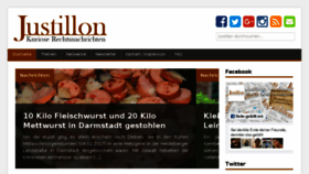 What Justillon.de website looked like in 2017 (7 years ago)