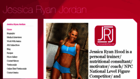 What Jessicaryanjordan.com website looked like in 2017 (7 years ago)