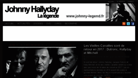 What Johnny-legend.fr website looked like in 2017 (7 years ago)