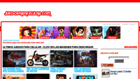 What Juegoparacelular.com website looked like in 2017 (7 years ago)