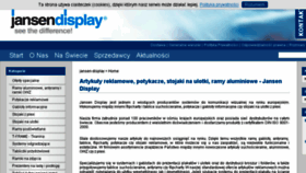 What Jansen-display.pl website looked like in 2017 (8 years ago)